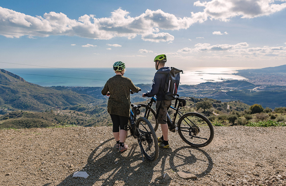 Mapa del tour guiado en bicicleta eléctrica – Puerto del Leon en Malaga