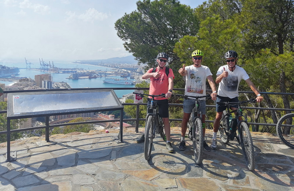 E-bike tour in Montes de Málaga