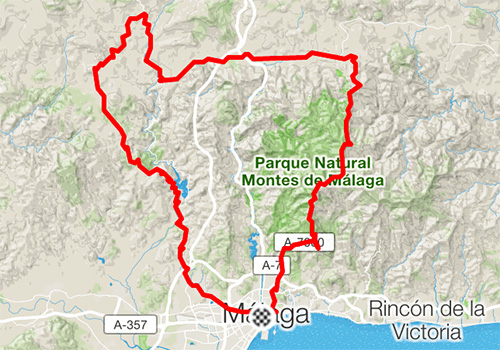 Road cycling routes in Malaga – RB-01