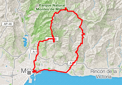 Racefietsroutes in Malaga – RB-06