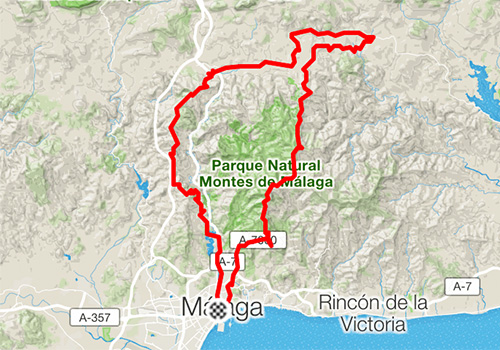 Road cycling routes in Malaga – RB-07