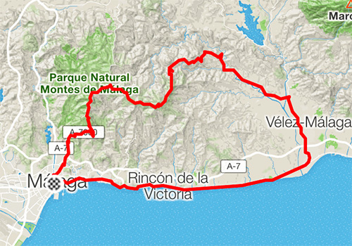 Racefietsroutes in Malaga – RB-08