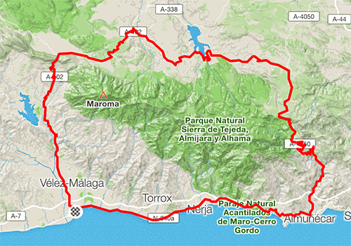 Road cycling routes in Costa del Sol – RB-23