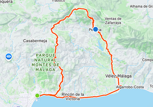 Road cycling routes in Costa del Sol – RB-26