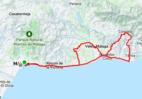 Road cycling routes in Costa del Sol – RB-28