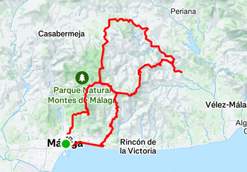 Road cycling routes in Costa del Sol – RB-29