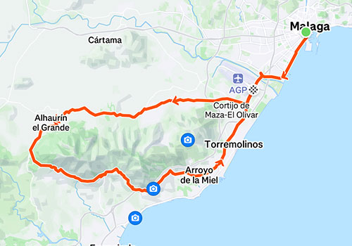 Road cycling routes in Costa del Sol – RB-30