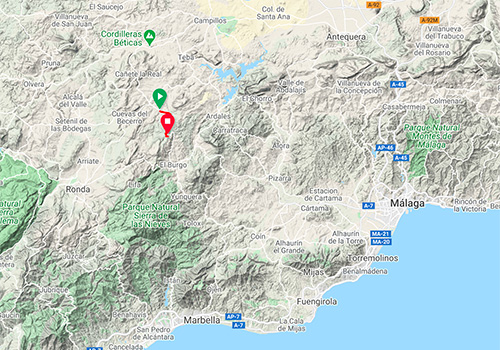 Ideas for cycling around Malaga – Cycling route Puerto del Aire
