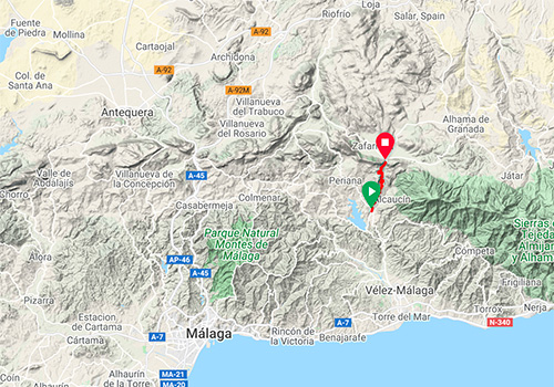 Ideas for cycling around Malaga – Road bike route Puerto del Aire