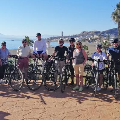 Cycling ride along the coast